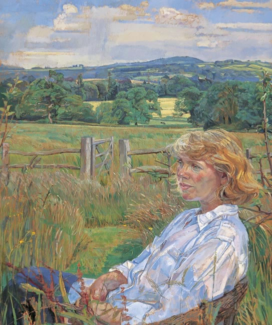 Mrs Crispian Collins, 1997 - 61 x 61 cms