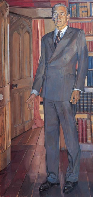 Sir Christopher Ondaatje 1995 - 152.4 x 73.7 cms