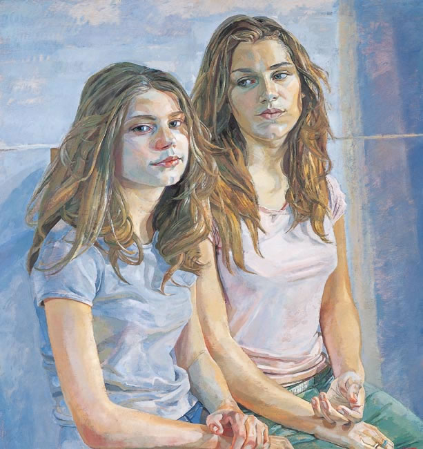 Alice and Sefi, 2005 - 61 x 57.2 cms