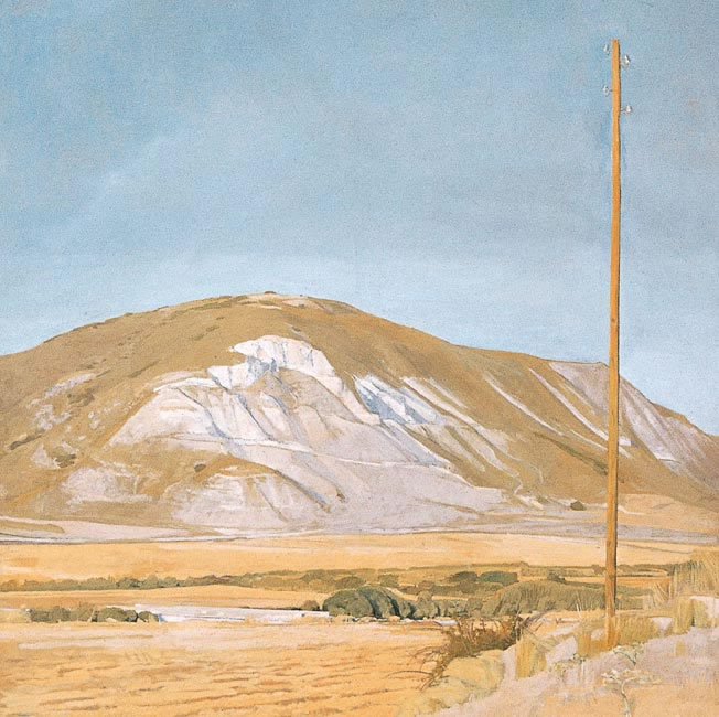 Hill near Alacala, 1974 (91.4 x 91.4 cms - 36 x 36 ins)